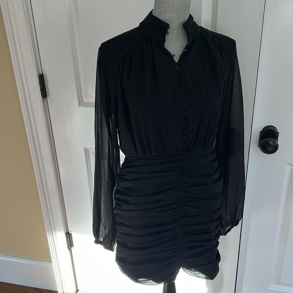 NWT House of Harlow 1960 Ruched Mini Dress - Picture 7 of 12